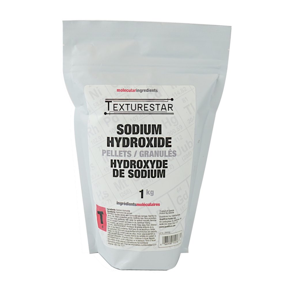 Sodium Hydroxide Pellets FoodGrade 1 kg Royal Command Qualifirst
